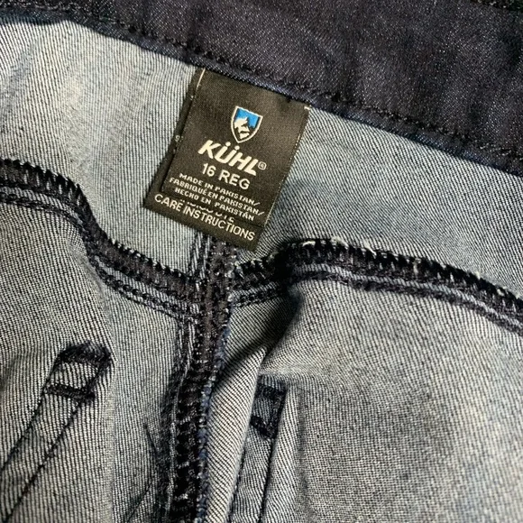 NEW Kuhl Women’s Dark Blue Kontour Flex Jeans Size 16 - Picture 8 of 11